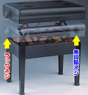 甲南製ピアノ椅子　E-565