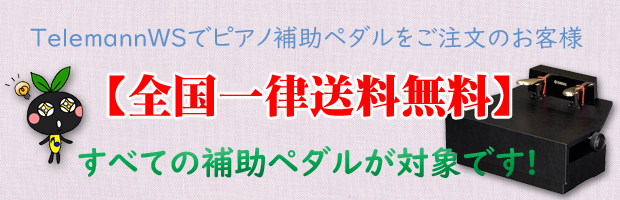 ピアノ補助ペダルSP-D｜テレマン楽器（楽器PLAZA）：様々なピアノ補助